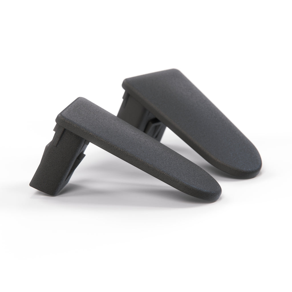 Seat Volkswagen Polo Seat Leon Seat Belt Guide Housing Trim Set of 2 Black (6Q48588831) — view 2