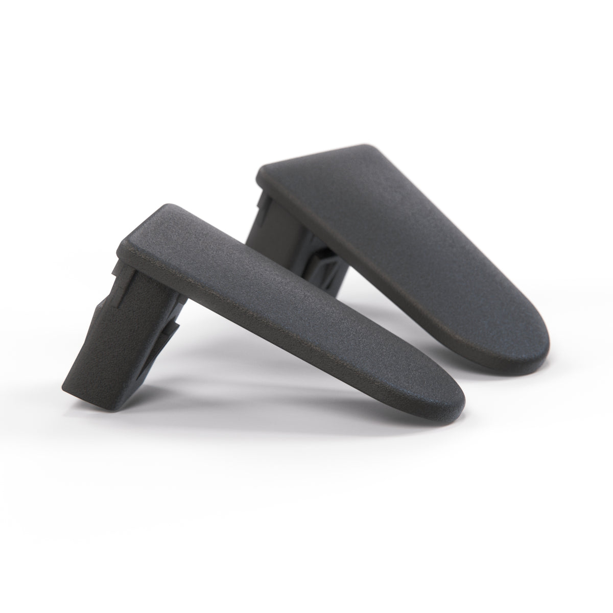 Seat Volkswagen Polo Seat Leon Seat Belt Guide Housing Trim Set of 2 Black (6Q48588831) — view 2
