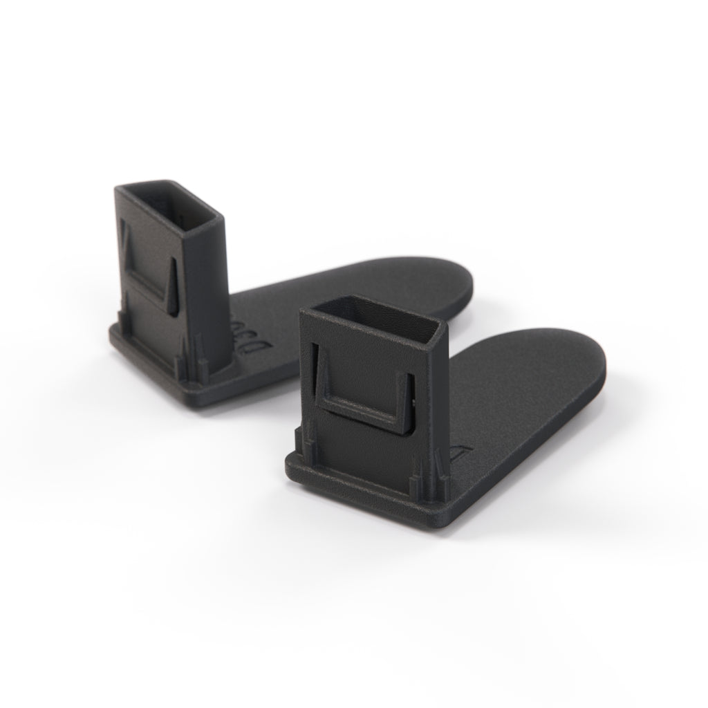 Seat Volkswagen Polo Seat Leon Seat Belt Guide Housing Trim Set of 2 Black (6Q48588831) — view 4