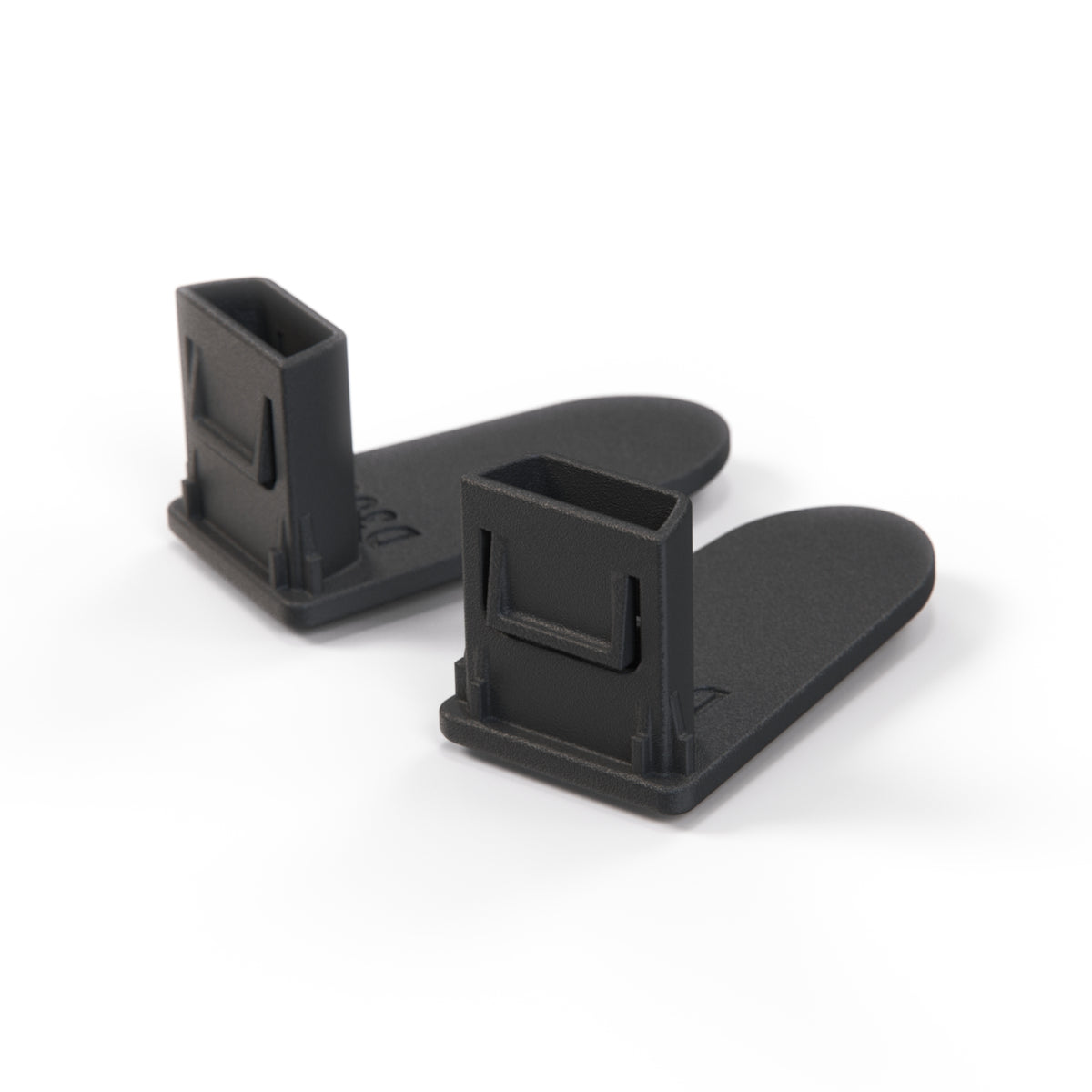 Seat Volkswagen Polo Seat Leon Seat Belt Guide Housing Trim Set of 2 Black (6Q48588831) — view 4