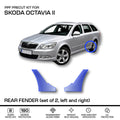 Skoda Octavia II Rear Fender PPF Protective Film – Set of 2 Left and Right
