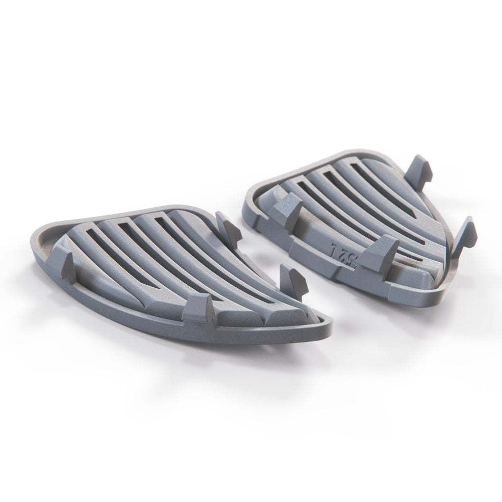 Subaru Impreza Classic Facelift Bumper Wedge Vent Left And Right Primed 57744FA210 / 57744FA200 — view 2