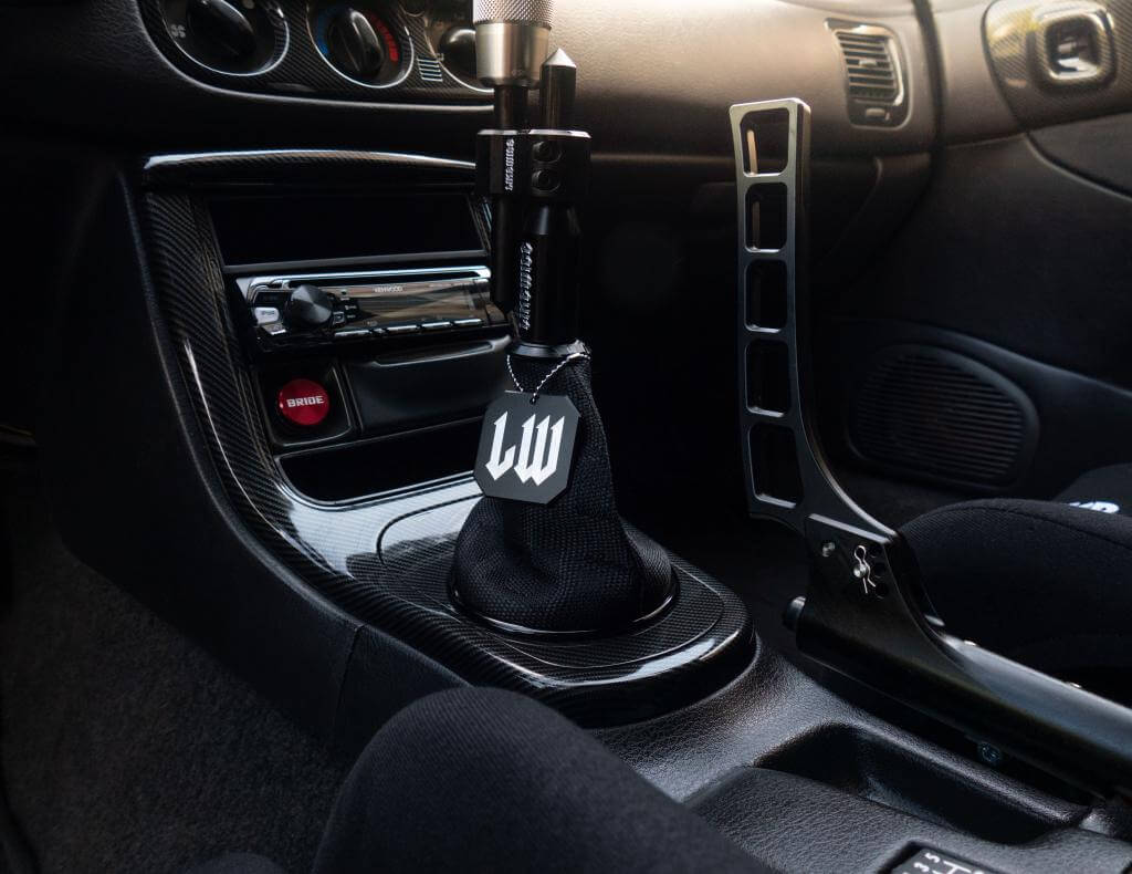 Subaru Impreza Gc8 Gf8 Shifter Convertion to Leather Black (66121FA000) — view 5