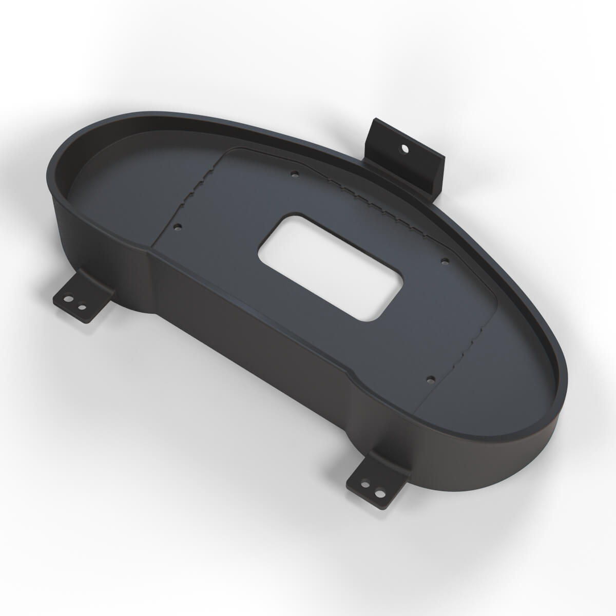 Subaru Impreza WRX/STI Dash Cluster Mount AiM MXL2 or ADU7 Black — view 2