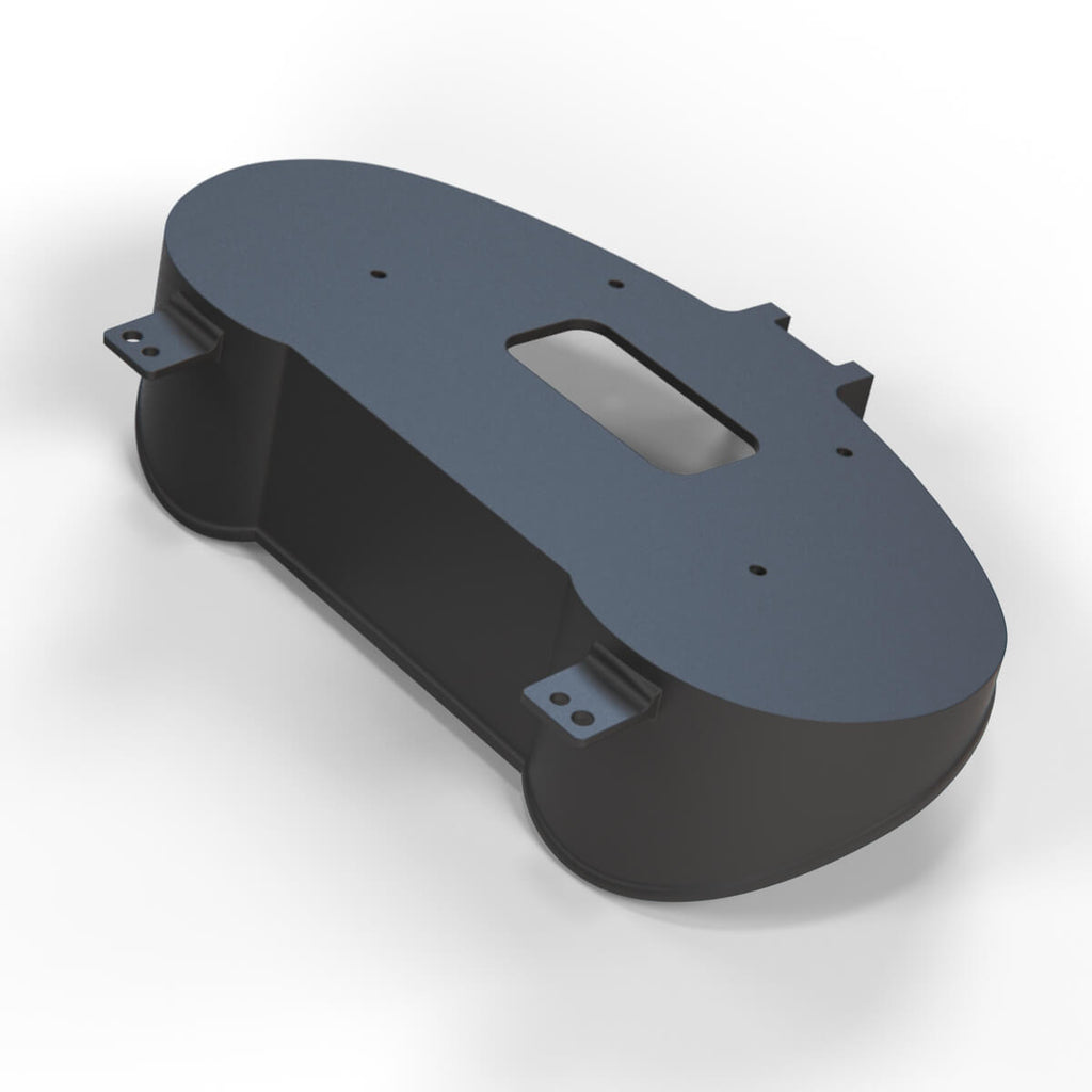 Subaru Impreza WRX/STI Dash Cluster Mount AiM MXL2 or ADU7 Black — view 4