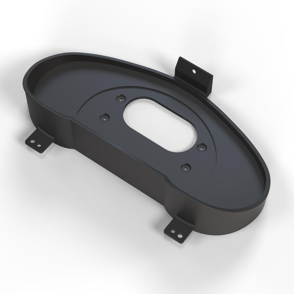 Subaru Impreza WRX/STI Dash Cluster Mount AiM MXL2 or ADU7 Black — view 5