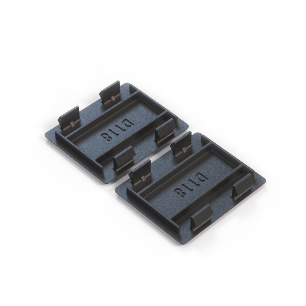 Toyota AE86 Power Mirror Switch Blank Set Of 2 Black — view 2