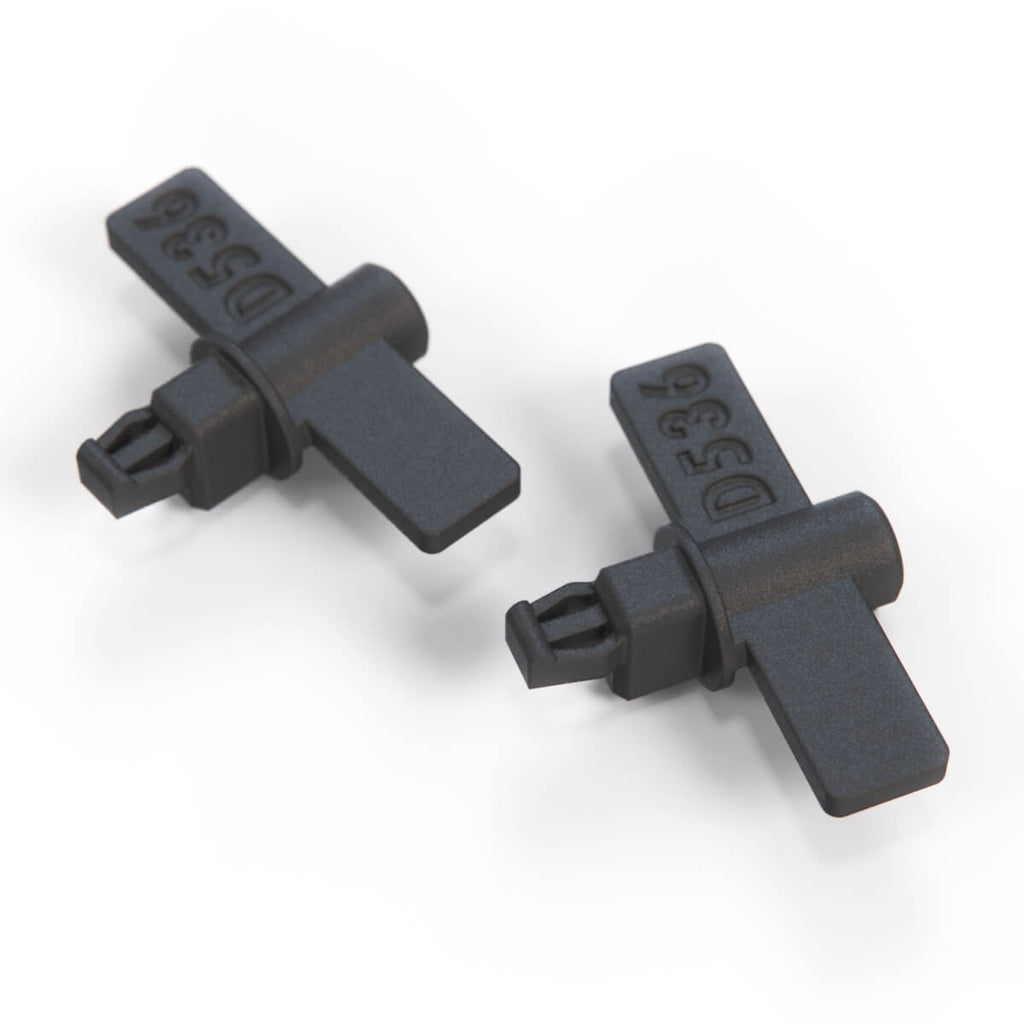 Toyota Fortuner Mk3 Headlight Washer Cover Retaining Clip Set of 2 Black (8504671030) — view 4