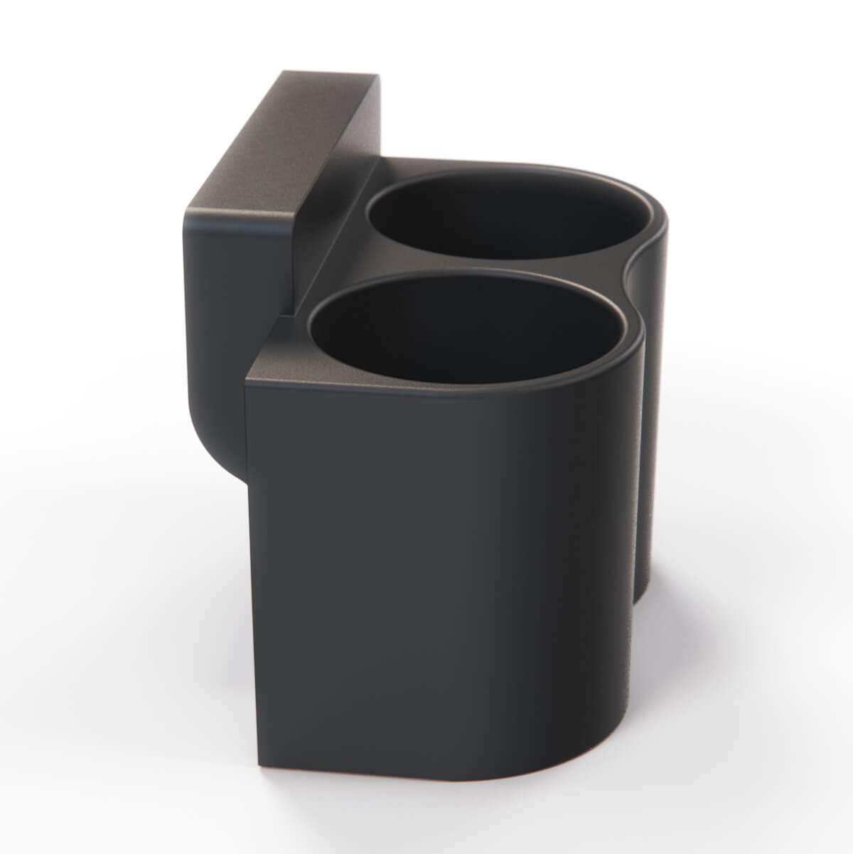 Toyota Land Cruiser 70 Series Ashtray Double Cup Holder Black — view 3
