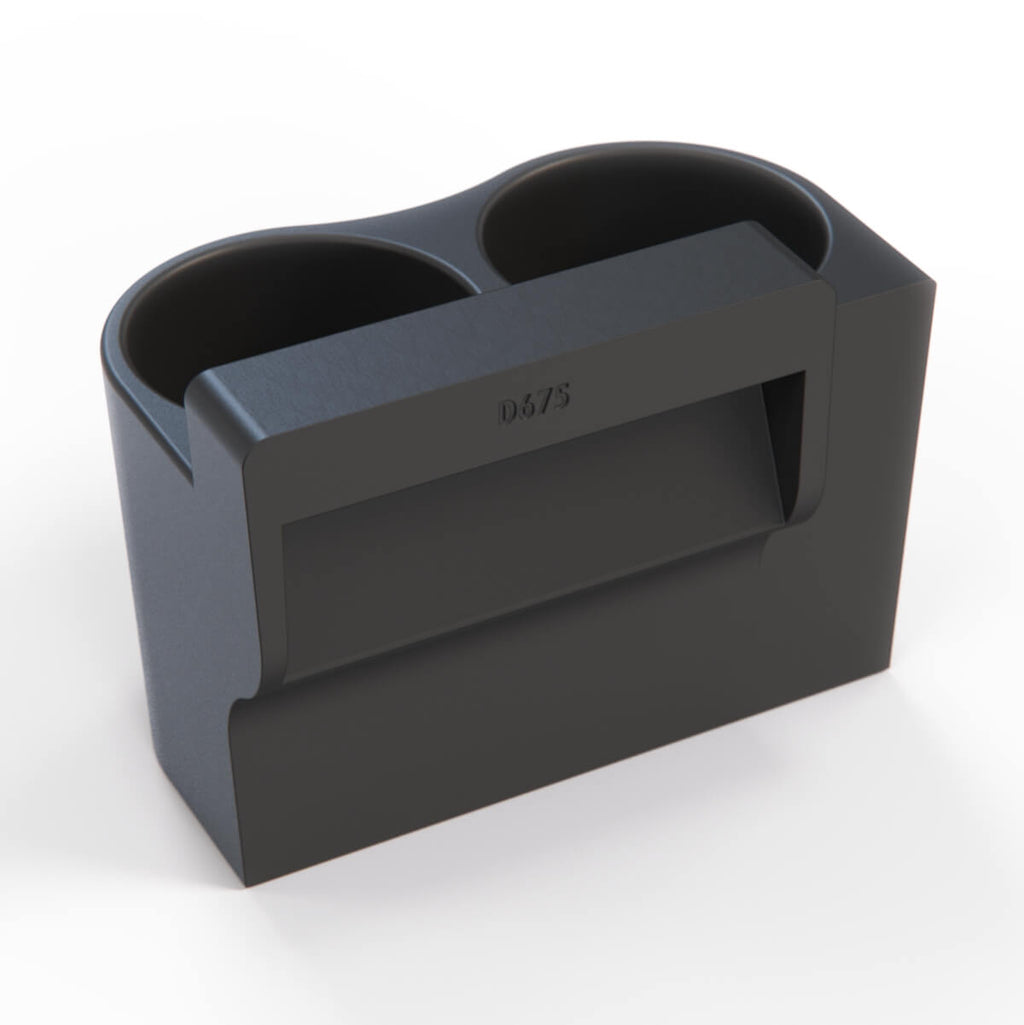 Toyota Land Cruiser 70 Series Ashtray Double Cup Holder Black — view 4
