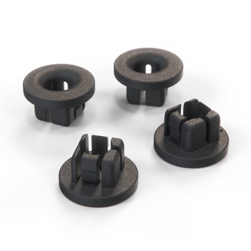 Toyota MR2 T-Bar Roof Guides Type B Set of 4 Black (63284-17030) — view 3