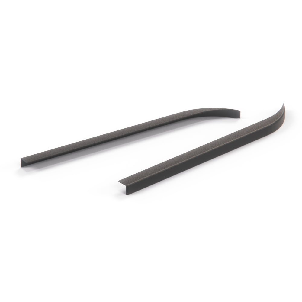 Toyota Starlet EP82 Headlight Eyelid Trim Left and Right Black — view 2