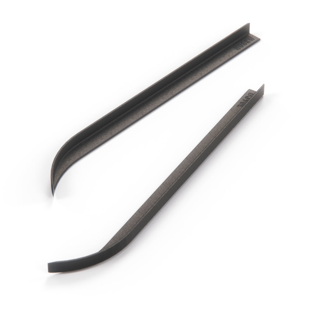 Toyota Starlet EP82 Headlight Eyelid Trim Left and Right Black — view 3