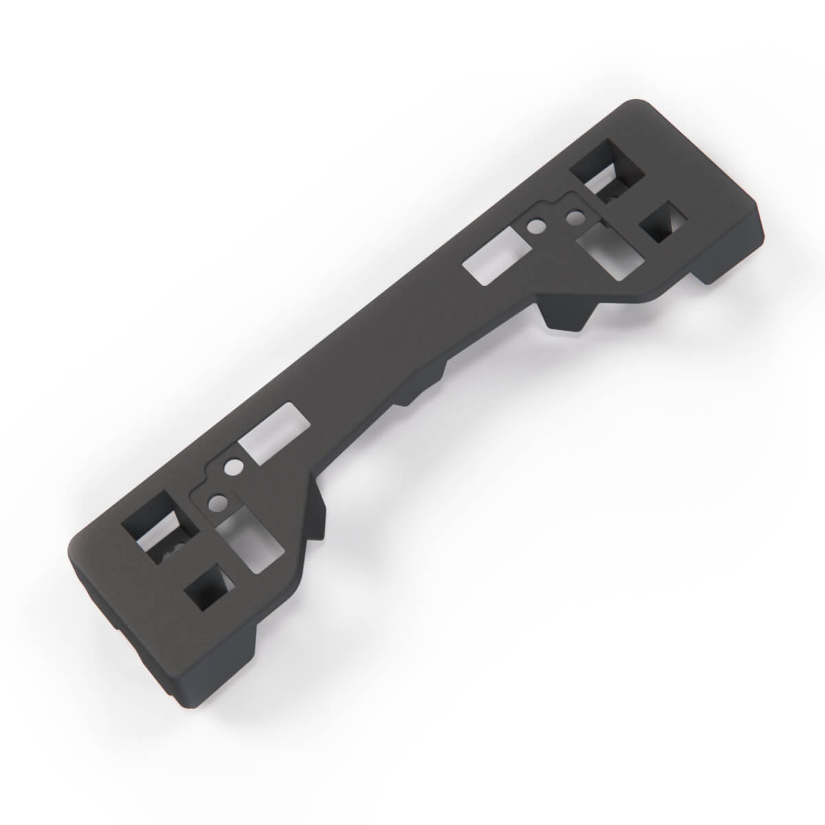 Toyota Venza Front Bumper License Plate Mount Bracket Black (5211448540) — view 4