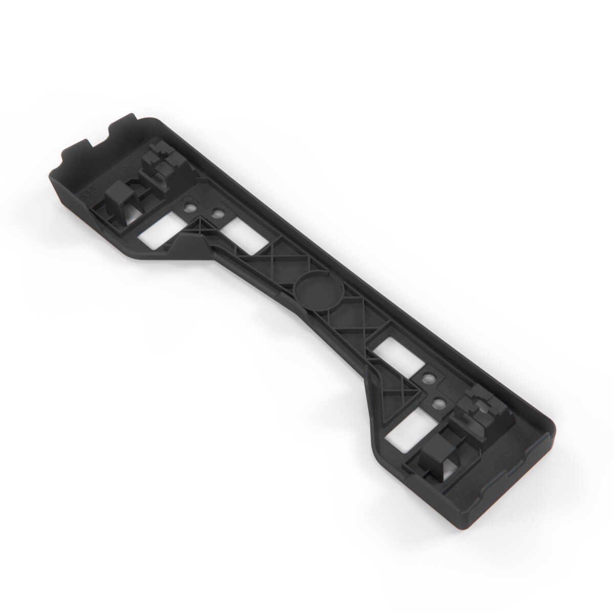 Toyota Venza Front Bumper License Plate Mount Bracket Black (5211448540) — view 2