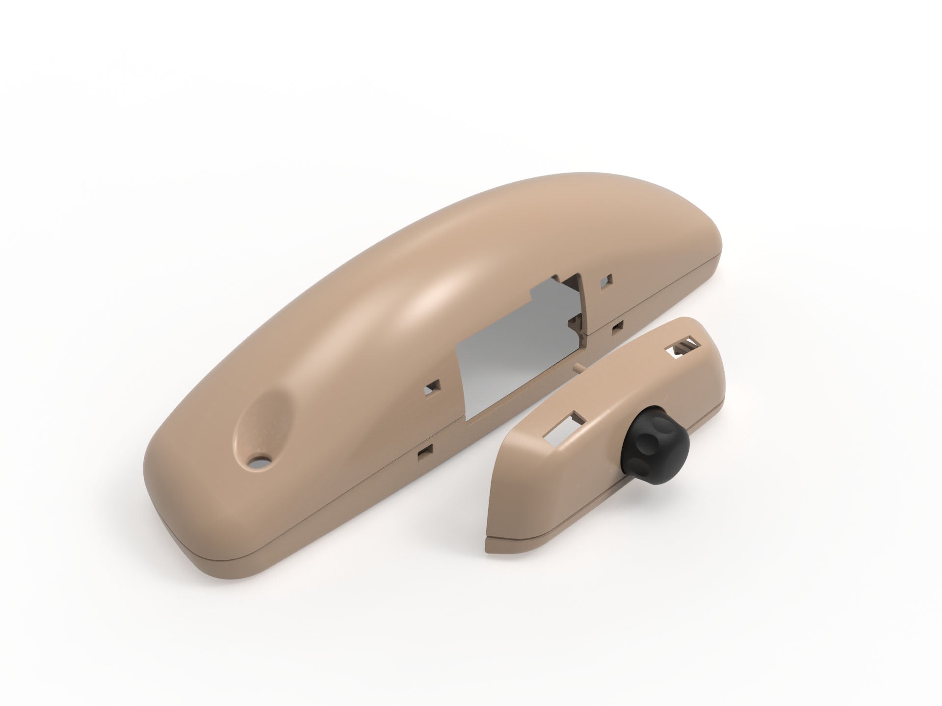 Mercedes-Benz R129 A124 Rear-view Mirror Cover – (Red and Green) Version E — view 2