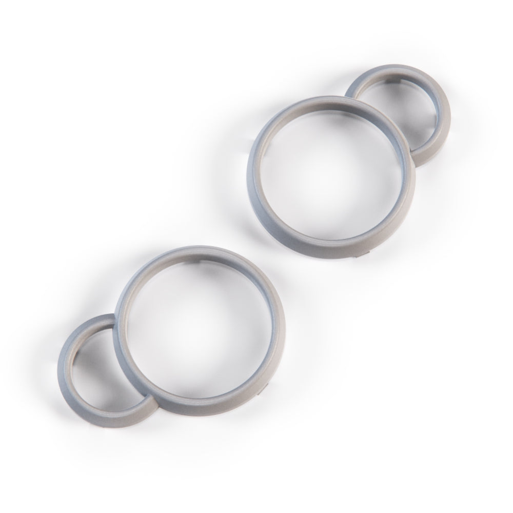 Victory Cross Country Gauge Dash Instrument Bezel Cover Trim Set of 2 Black or Primed (5437068-070) — view 5