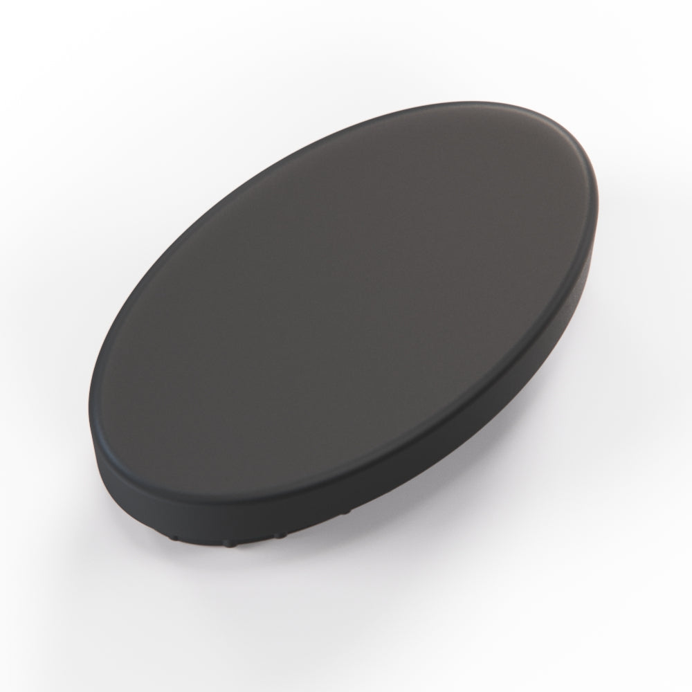 Volkswagen Amarok Rounded Side Steps End Cap Black — view 2