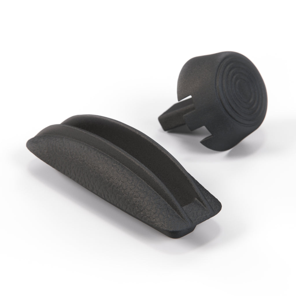 Volkswagen/Audi Seat Retain Frame and Knob Black (371881607 & 113881633B) — view 3