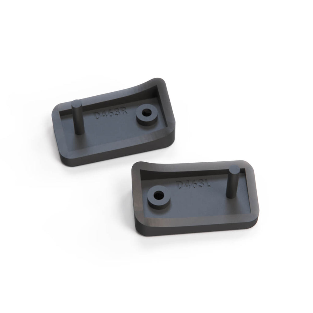 Volkswagen Caddy 14D MK1 Rear Light Reflector Frame Set Left and Right Black (147945105) — view 3