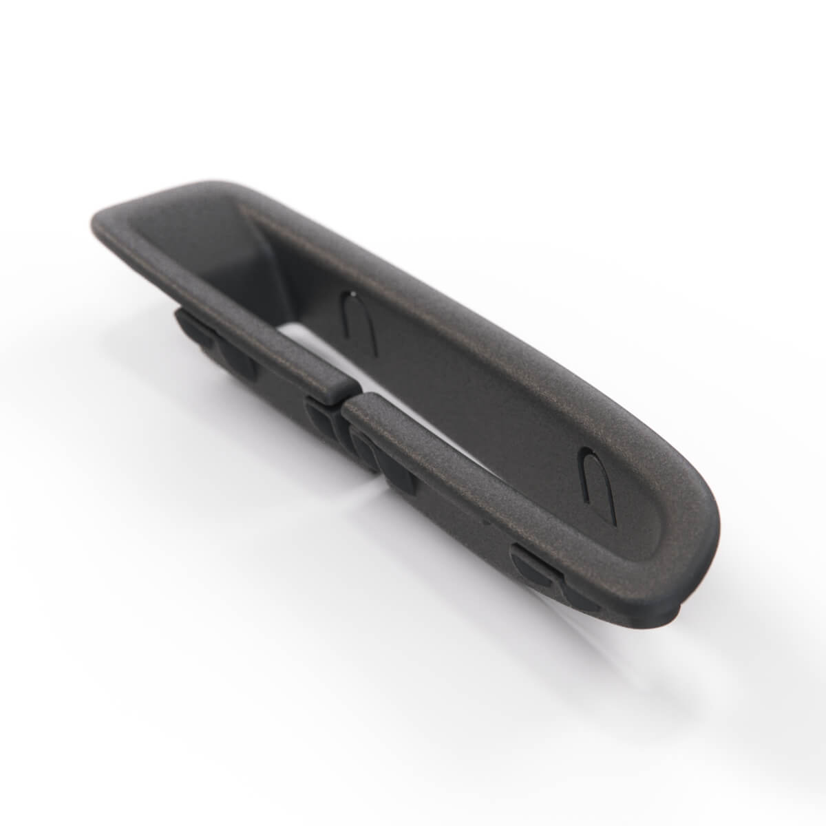 Volkswagen Cc Seat Belt Guide Trim Black Left or Right (3C8857849 / 3C8857850) — view 2