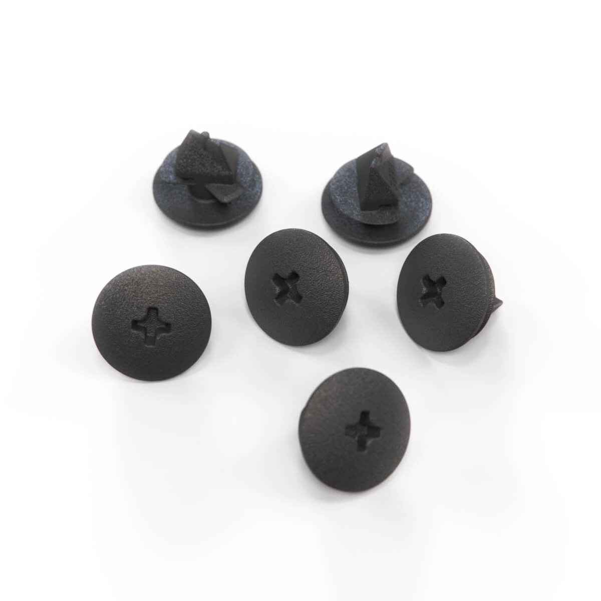 Volkswagen Corrado / Scirocco Mk2 Tailgate Panels Clip Set of 6 Black (533867633)