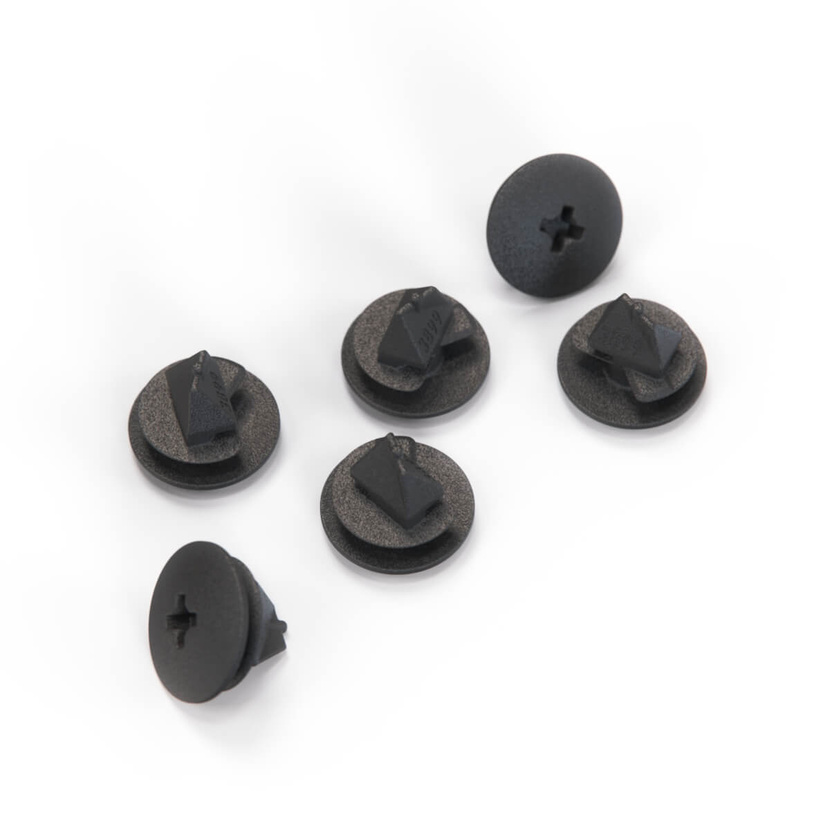 Volkswagen Corrado / Scirocco Mk2 Tailgate Panels Clip Set of 6 Black (533867633) — view 2