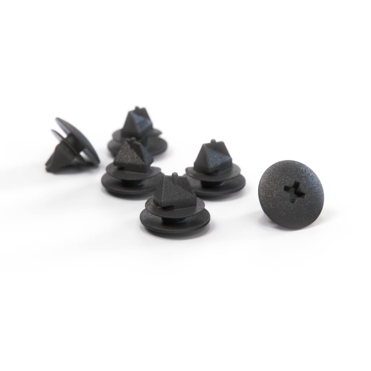 Volkswagen Corrado / Scirocco Mk2 Tailgate Panels Clip Set of 6 Black (533867633) — view 3