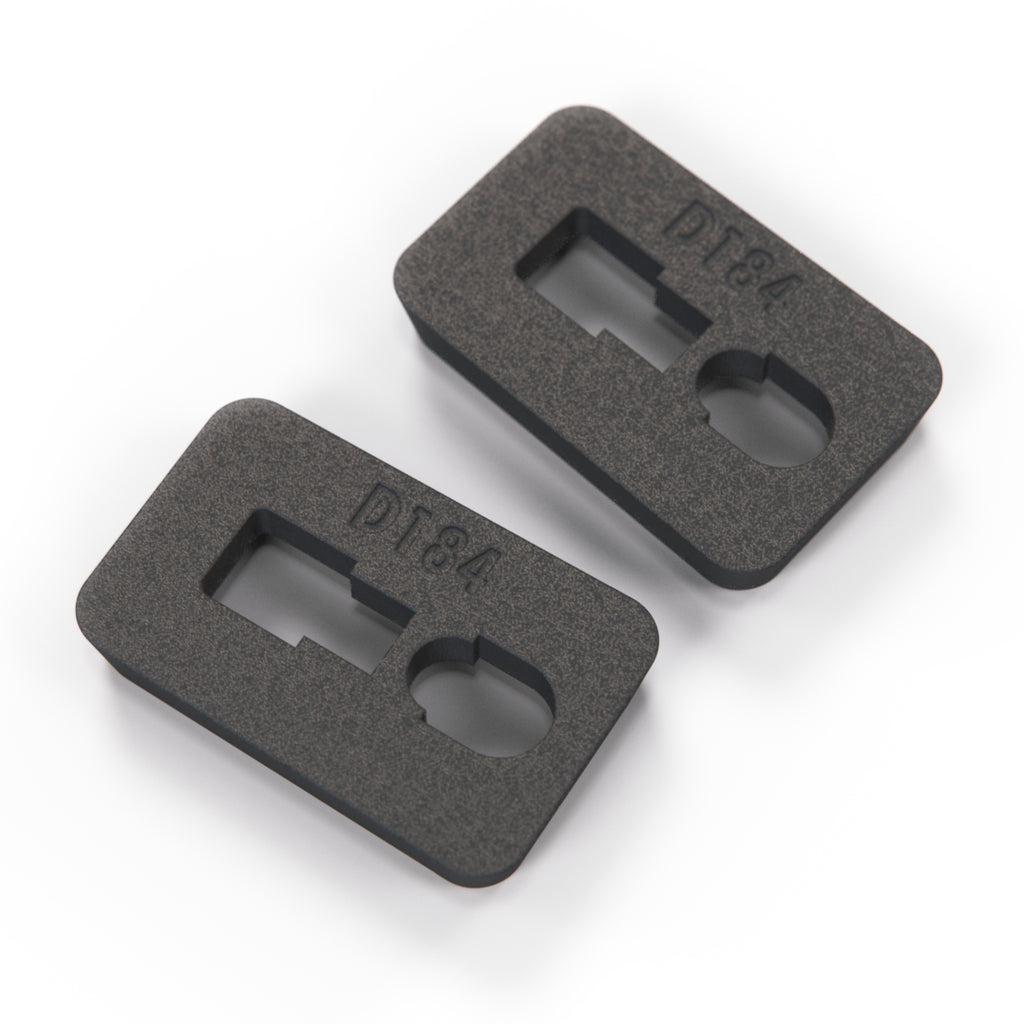 Volkswagen Door Handle Seal Gasket Set of 2 Black (191837209) — view 3