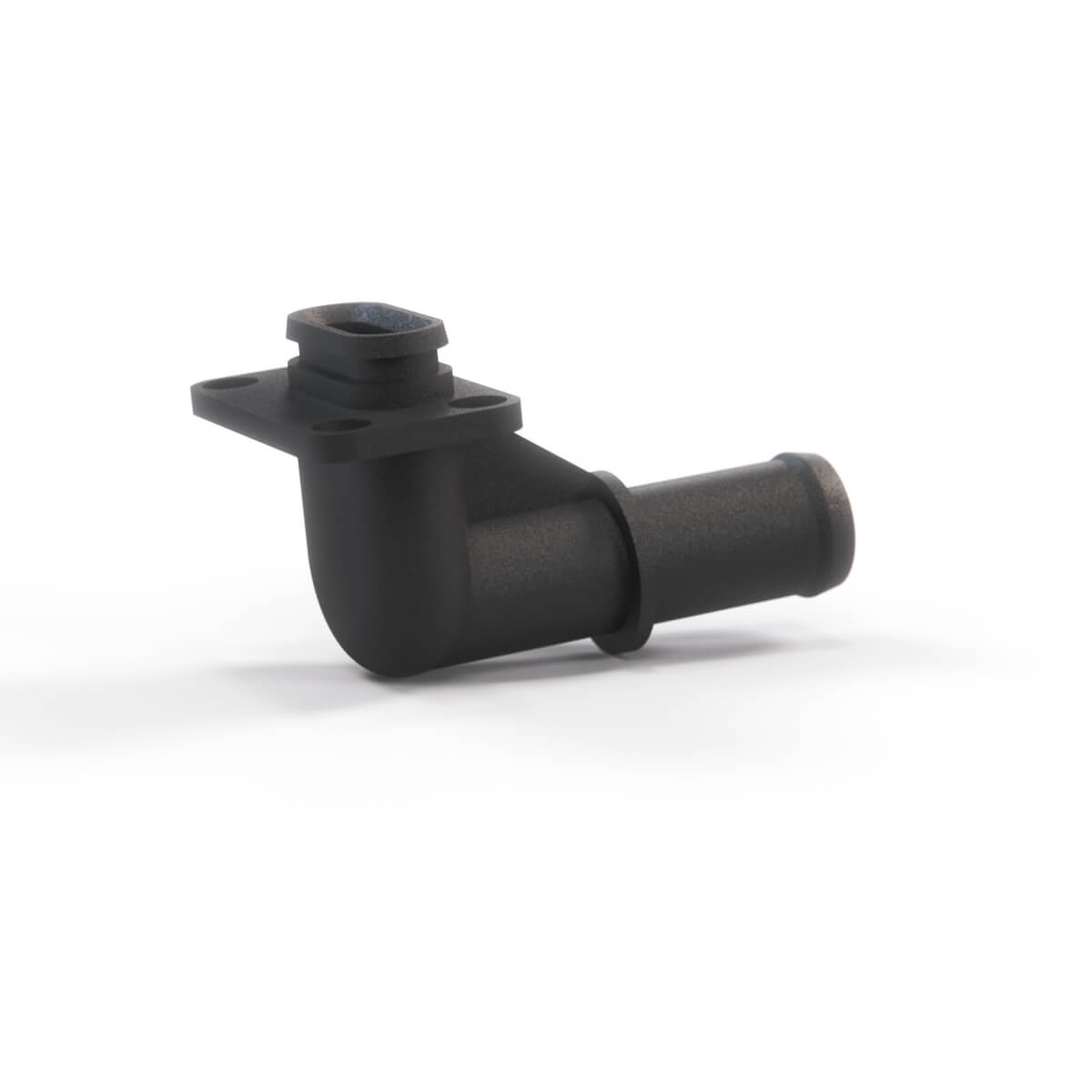 Volkswagen e-Golf OBC Onboard Charger Cooling Flange Coolant Pipe Adapter Black (3479003203M / 5QE915681B) — view 3