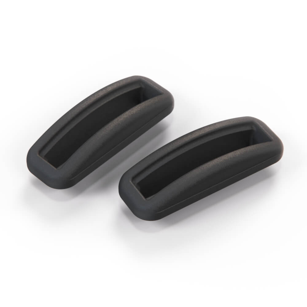 Volkswagen Golf 1 Cabrio Golf 2 Scirocco 2 Jetta 2 Pair Seat Lever Release Trim Pieces Black (191881607)