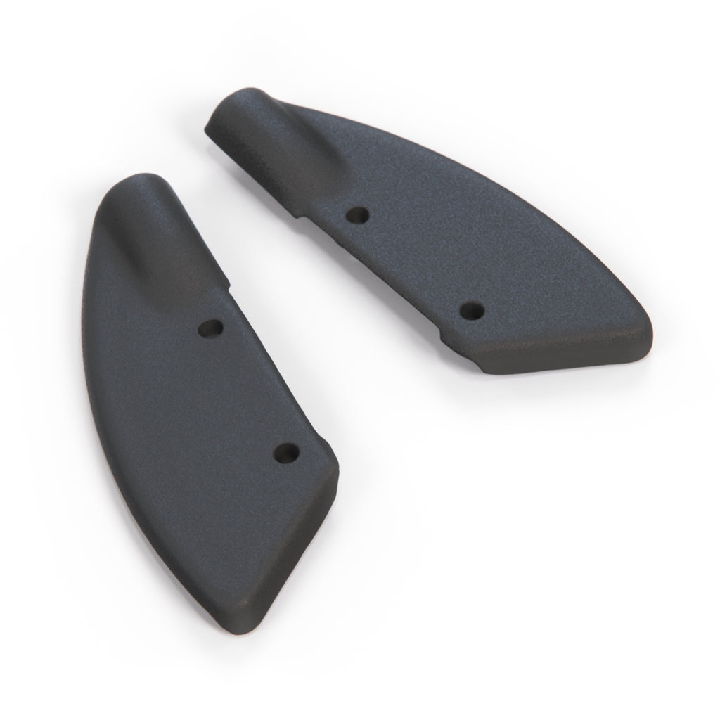Volkswagen Golf Cabriolet MK1 Convertible Top Boot Fastener Cable Covers Set of 2 Black (155871413A & 155871414A) — view 2