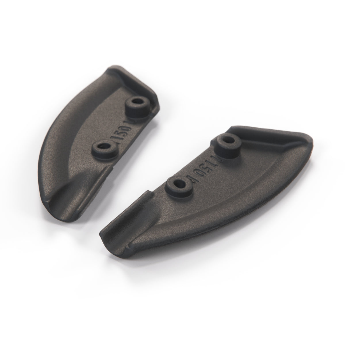 Volkswagen Golf Cabriolet MK1 Convertible Top Boot Fastener Cable Covers Set of 2 Black (155871413A & 155871414A) — view 3