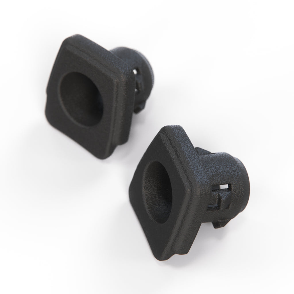 Volkswagen Golf Jetta Door Pin Pull Collar Surround Trim Set of 2 Black — view 2