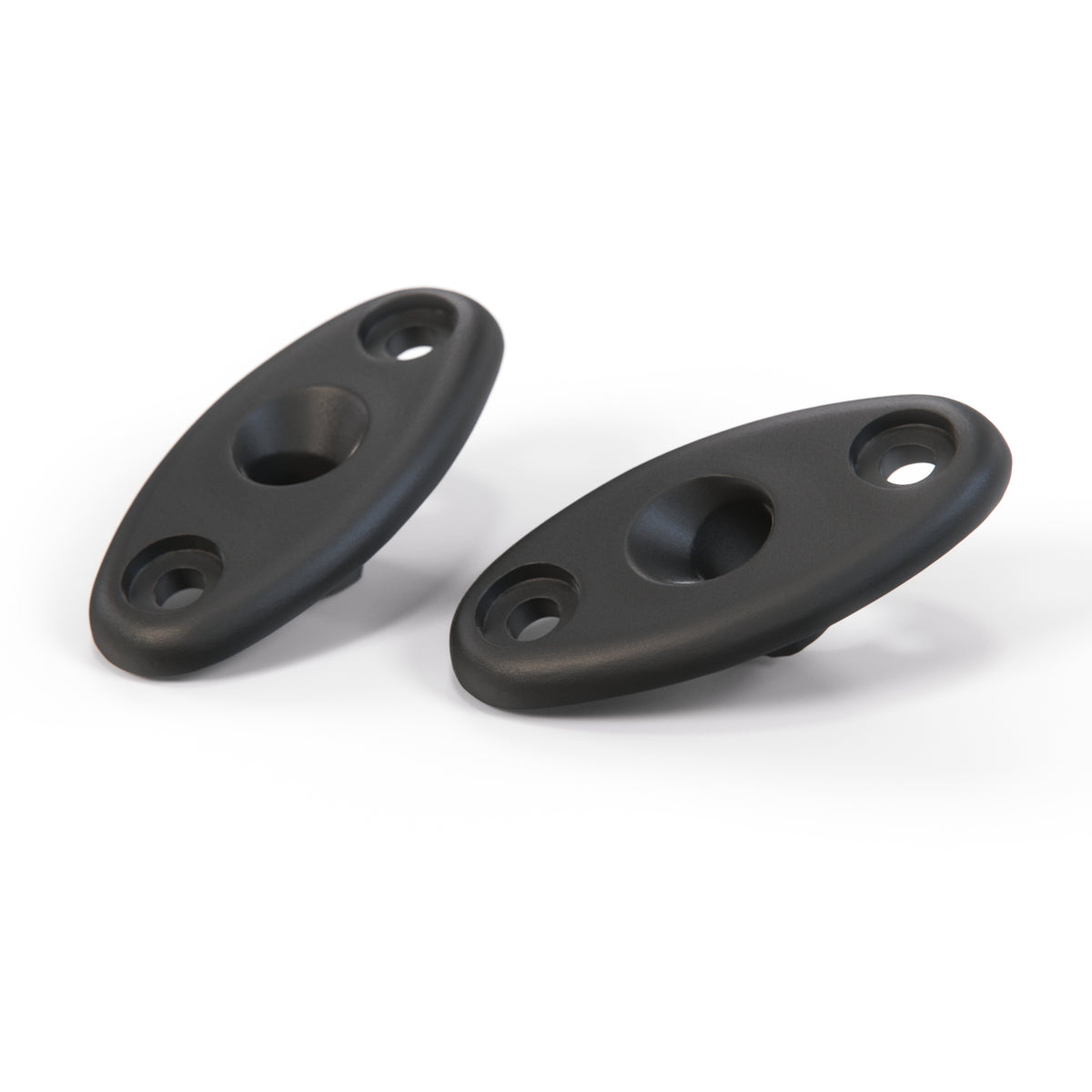 Volkswagen Golf Jetta Scirocco Rabbit Sun Visor Clip Bracket Left and Right Black or White (172857551 & 172857552) — view 2