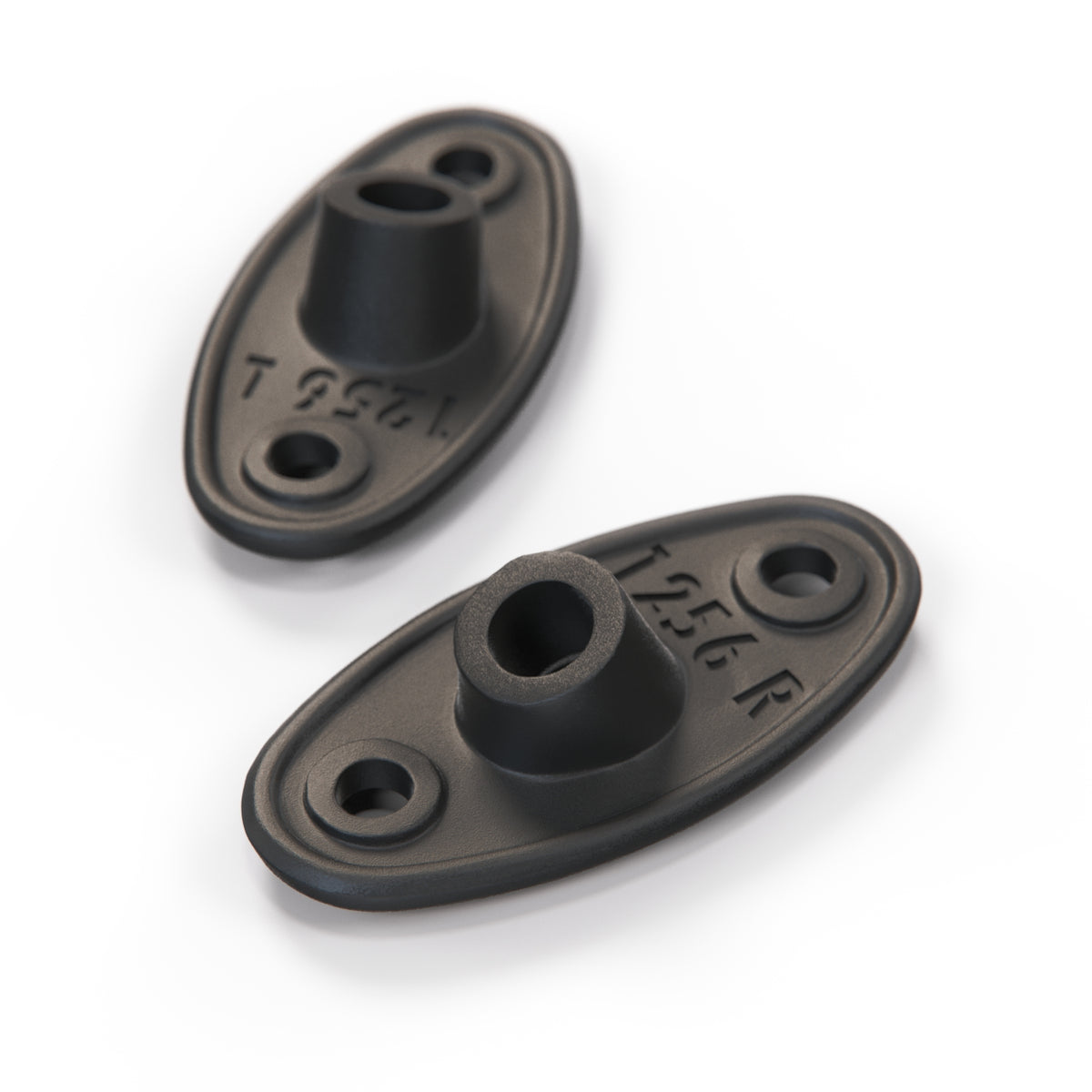 Volkswagen Golf Jetta Scirocco Rabbit Sun Visor Clip Bracket Left and Right Black or White (172857551 & 172857552) — view 3