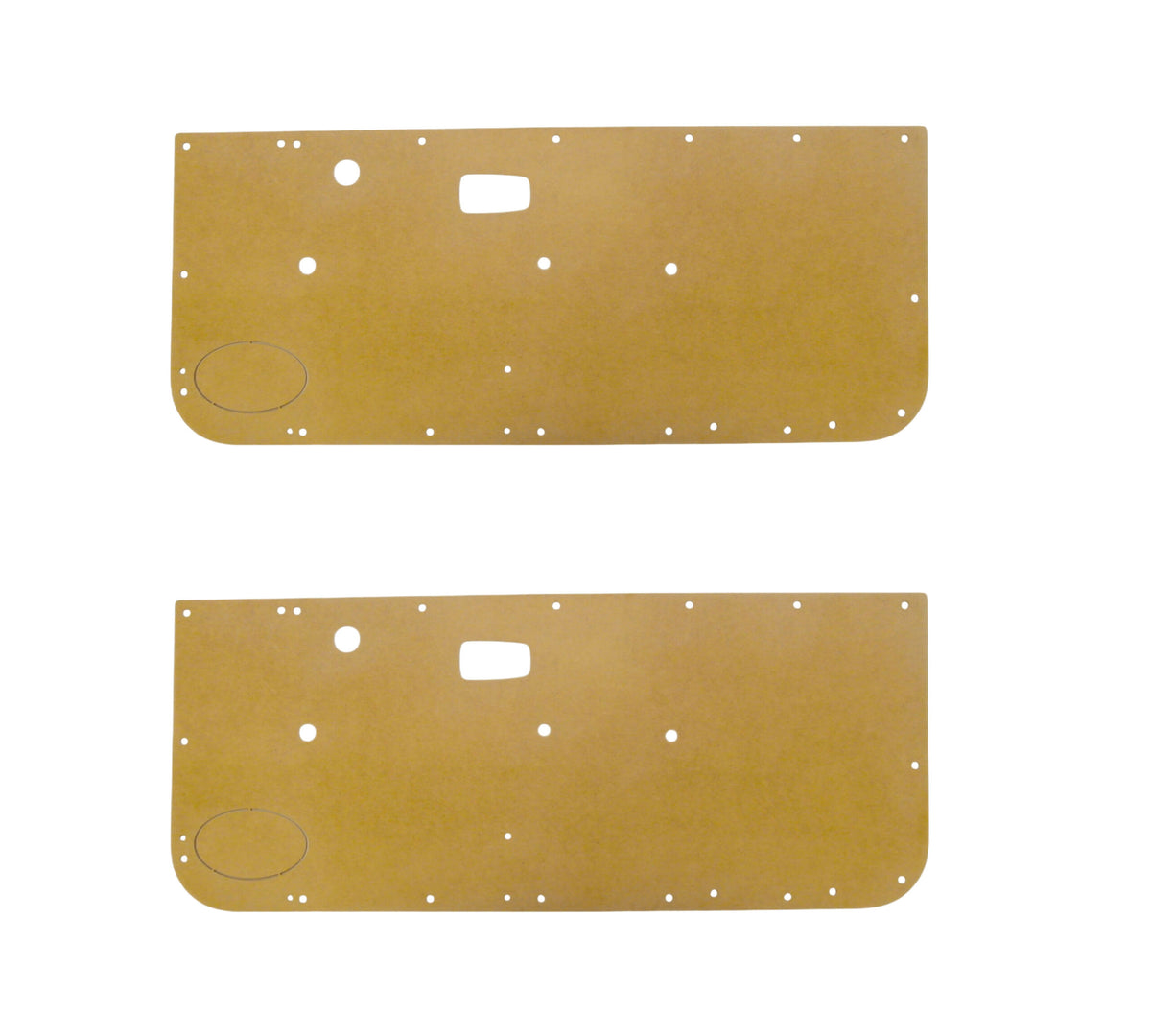 Volkswagen Golf Mk1 Cabrio Door Panels / Base Boards for Upholstery Set of 2 (155867016)
