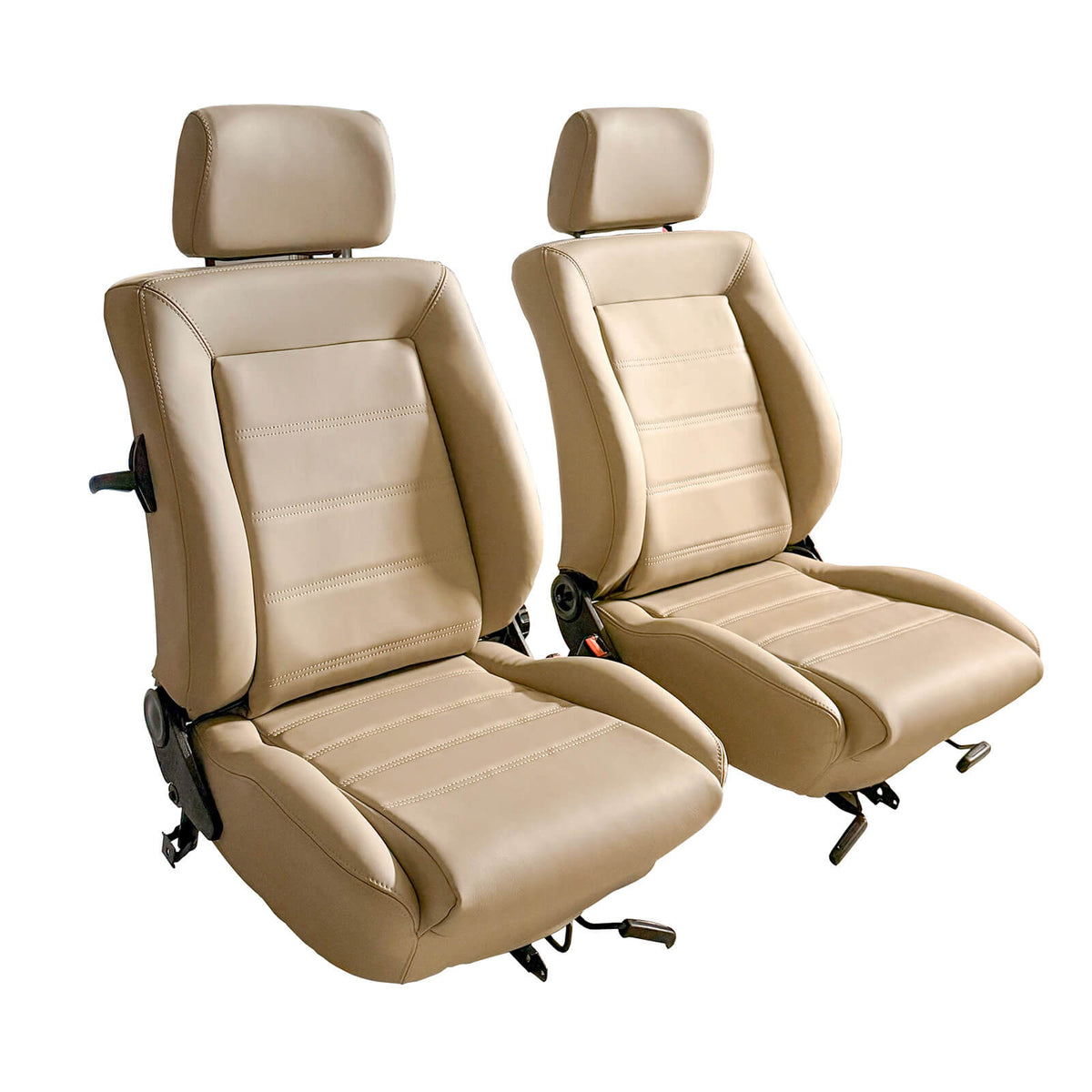 Volkswagen Golf Mk1 Cabriolet / Rabbit Front Custom Nappa Leather Seat Upholstery Covers Set of 6 155881405 / 155 881 405