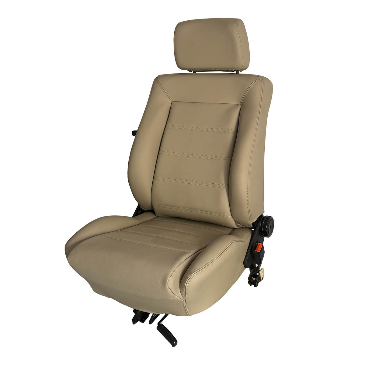 Volkswagen Golf Mk1 Cabriolet / Rabbit Front Custom Nappa Leather Seat Upholstery Covers Set of 6 155881405 / 155 881 405 — view 3