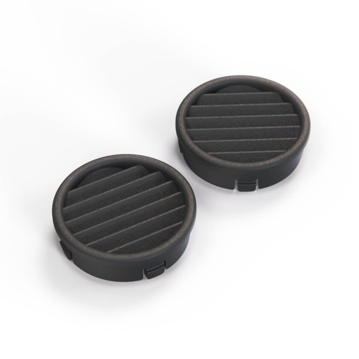 Volkswagen Golf Mk1 Dash Air Vent Grills Pair Set of 2 Black (171819705) — view 2