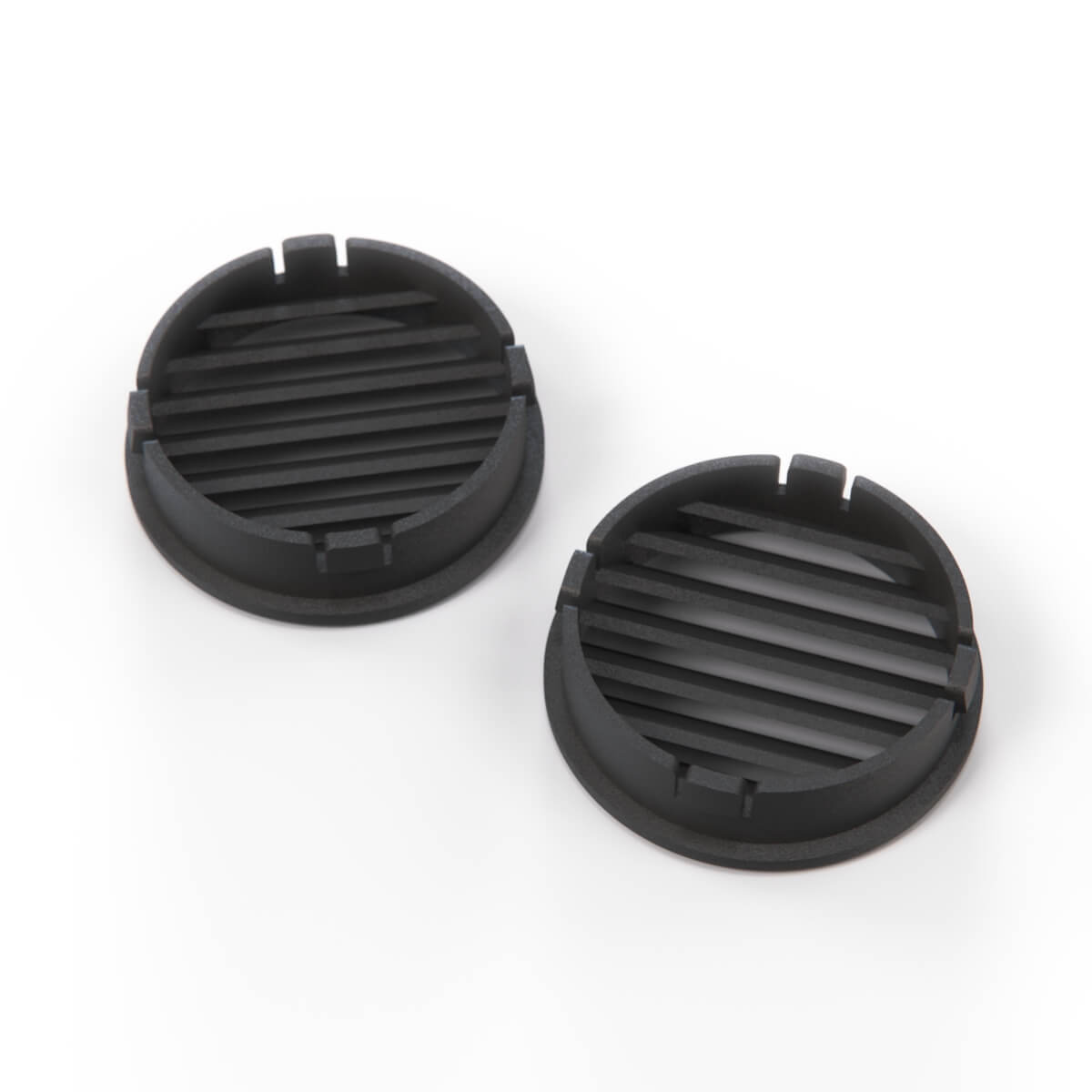 Volkswagen Golf Mk1 Dash Air Vent Grills Pair Set of 2 Black (171819705) — view 3