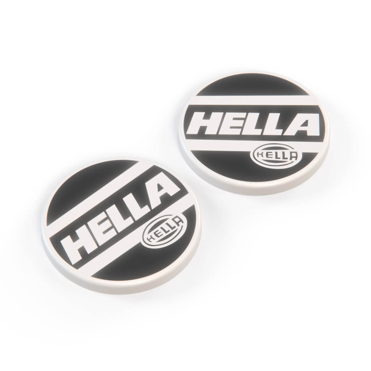 Volkswagen Golf MK2 HELLA Headlight Covers Pair Set of 2 White and Black
