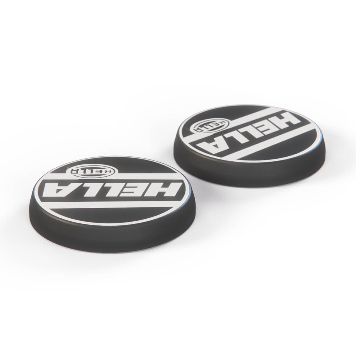 Volkswagen Golf MK3 HELLA Headlight Covers Pair Set of 2 White and Black — view 2