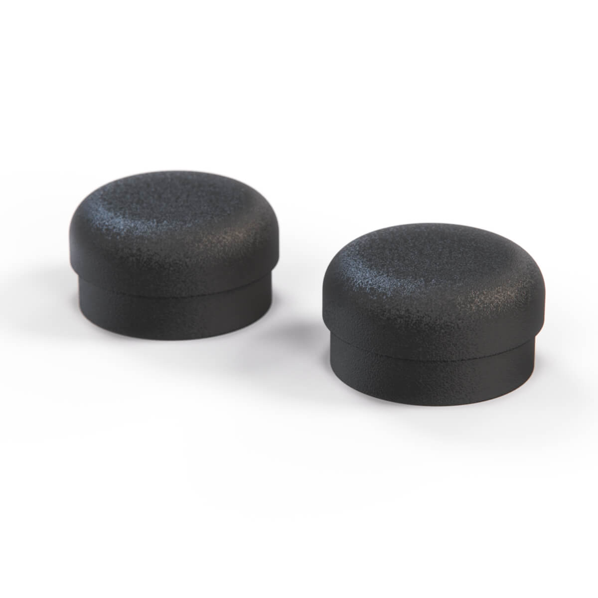 Volkswagen Golf Passat Jetta Front Wiper Arm End Cap Replacement Set of 2 Black (1J0955205A9B9) — view 2
