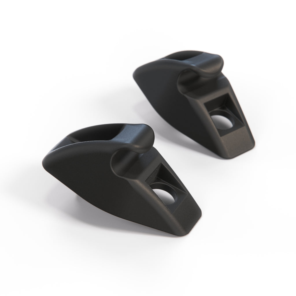 Volkswagen Golf Passat Polo Jetta Sun Visor Clip Hook Hanger Set of 2 Black or White (191857559) — view 5