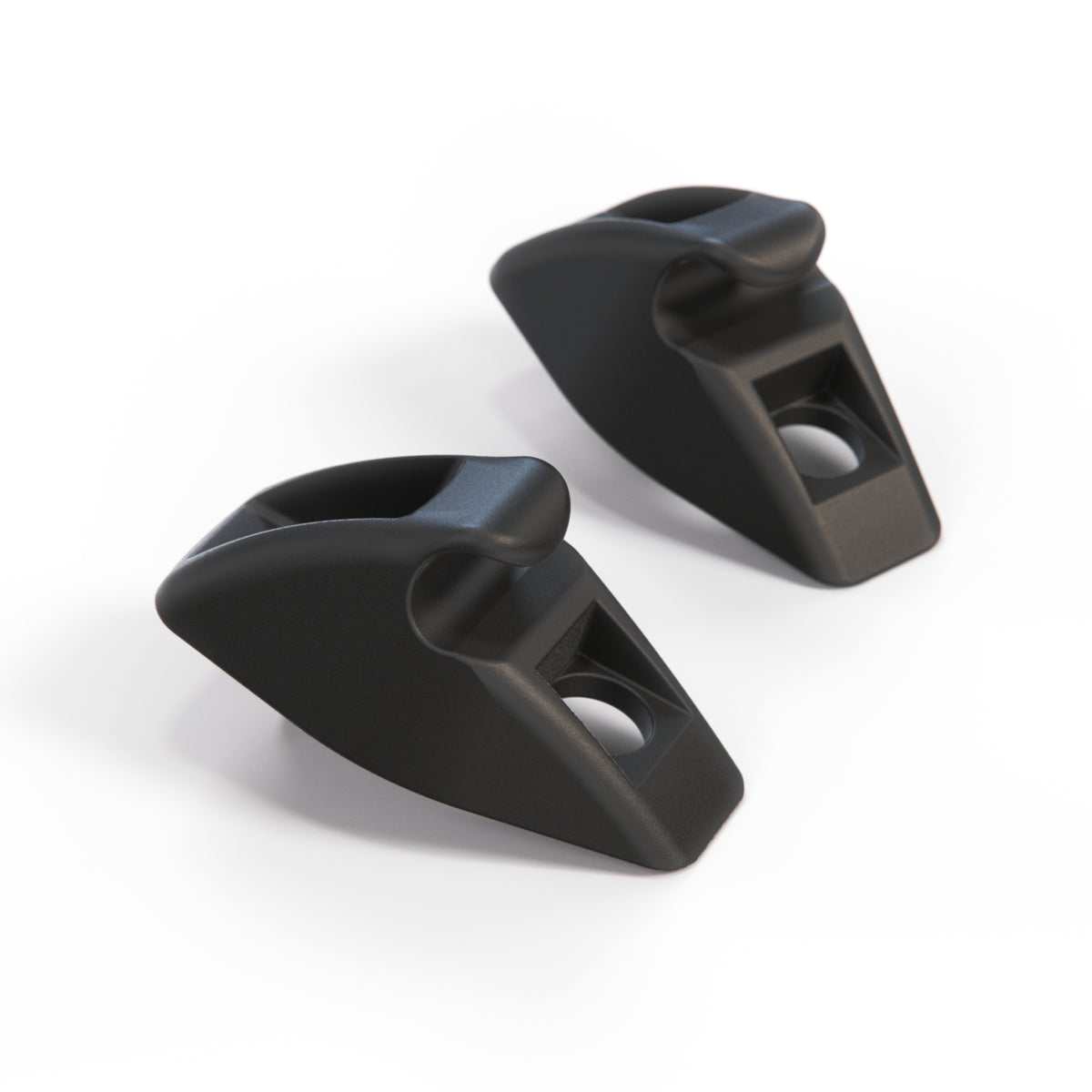 Volkswagen Golf Passat Polo Jetta Sun Visor Clip Hook Hanger Set of 2 Black or White (191857559) — view 5