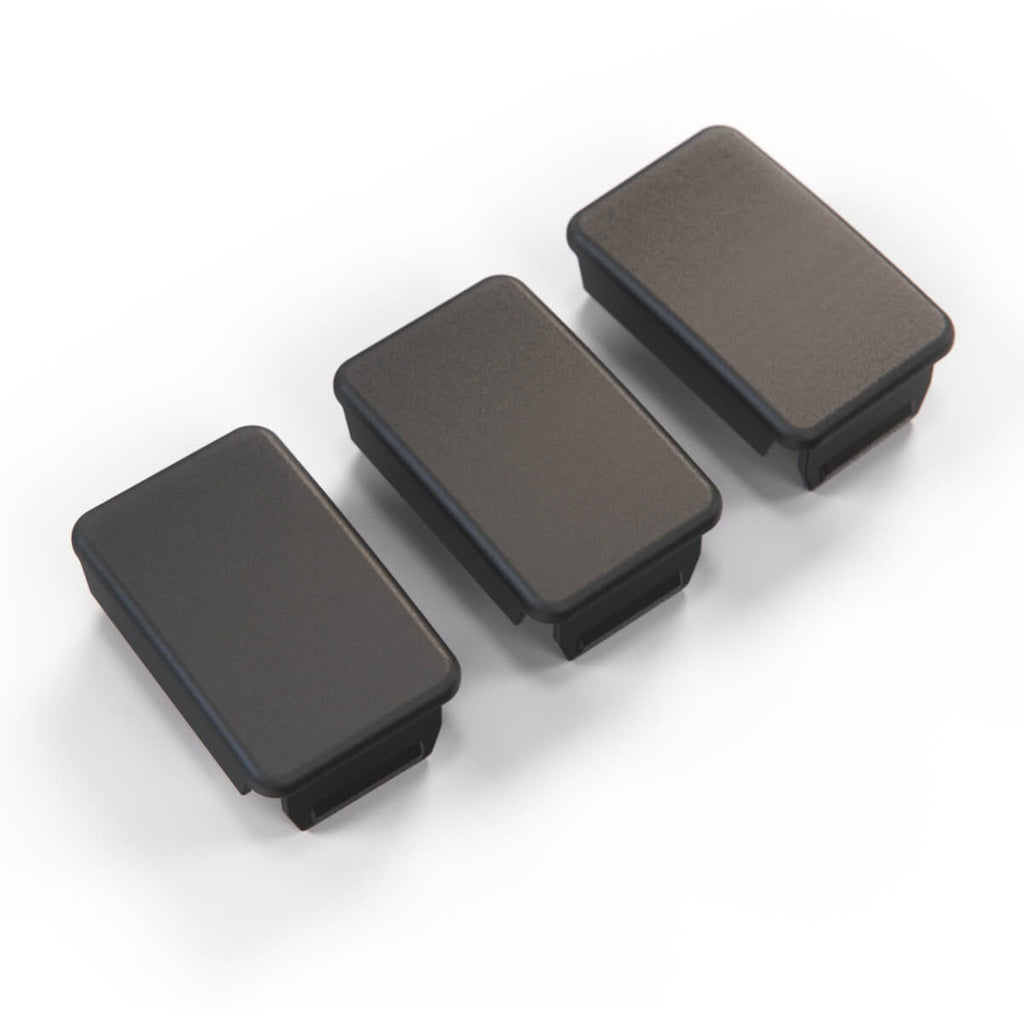 Volkswagen Golf / Rabbit Mk1 Convertible Roof / Windows Button Panel Switch Blank Cap Set of 3 All Colours (155957087)