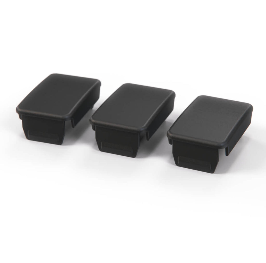 Volkswagen Golf / Rabbit Mk1 Convertible Roof / Windows Button Panel Switch Blank Cap Set of 3 All Colours (155957087) — view 2