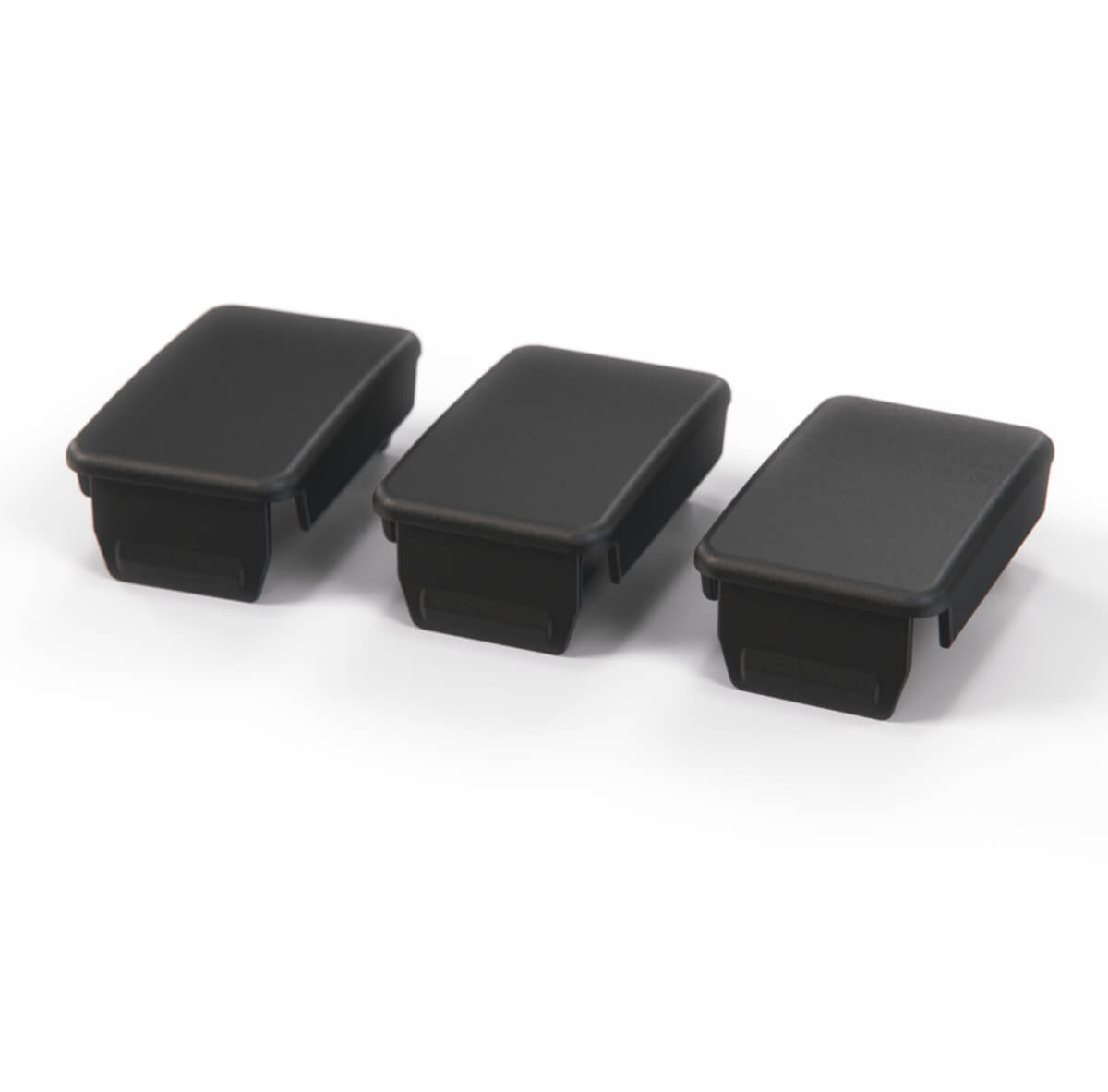 Volkswagen Golf / Rabbit Mk1 Convertible Roof / Windows Button Panel Switch Blank Cap Set of 3 All Colours (155957087) — view 2