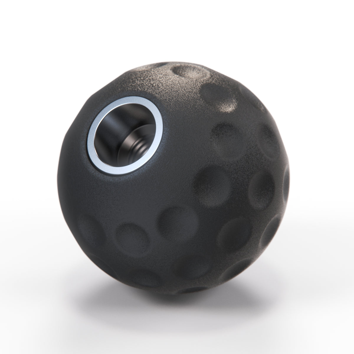 Volkswagen Golf Scirocco Ghia Golf Ball Manual Gear Shift Knob Black (113711141D) — view 2